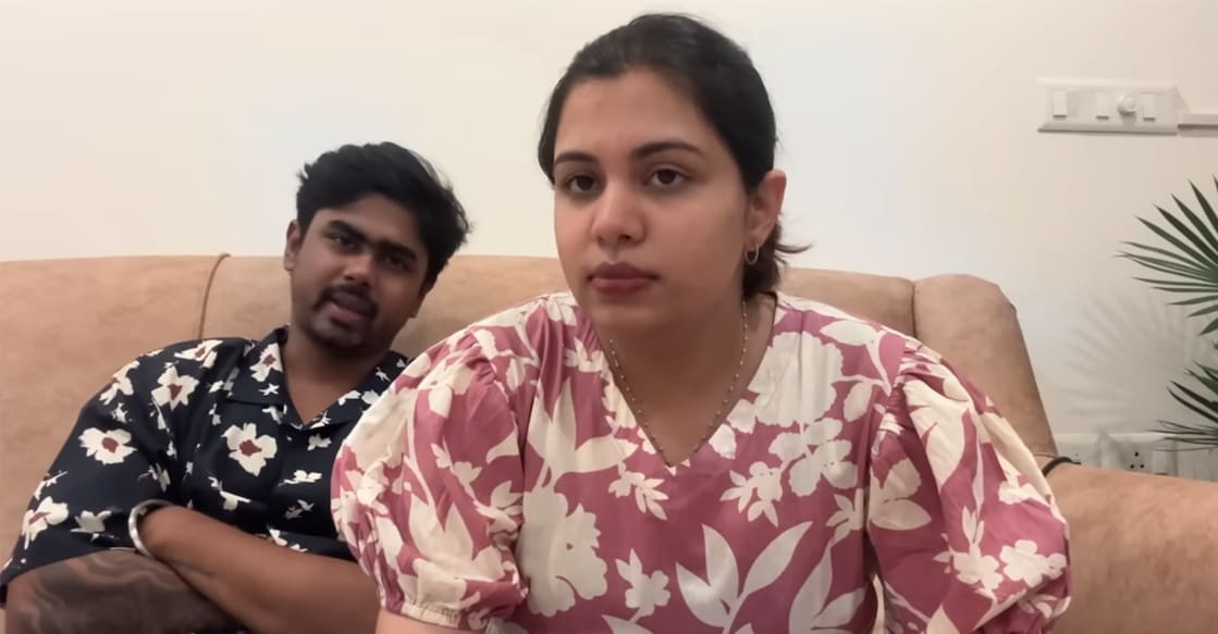 Diya Krishna, Aswin Ganesh. Photo: Screengrab/YouTube